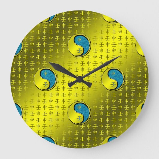 水猿の年 ラージ壁時計 (正面)