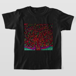 水玉のエボニー ツリー Tシャツ