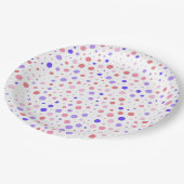 水玉の紙皿 ペーパープレート (アングル)