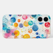水玉ウォーターカラー Case-Mate iPhoneケース (裏面 (横))