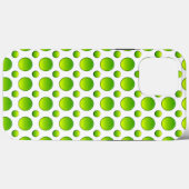 水玉グリーンエレメント Case-Mate iPhoneケース (裏面 (横))