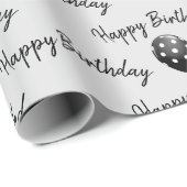 水玉バルーンの誕生日おめでとう ラッピングペーパー (ロールコーナー)