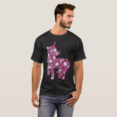 水玉ユニコーン 国際ドットの日 ピンクユニコーン Tシャツ (正面フル)