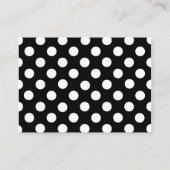 水玉模様およびガーベラデイジー結婚のエンクロージャカード エンクロージャーカード (裏面)