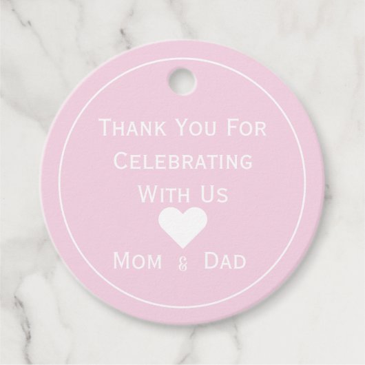 水玉模様お救済世話にな祝る フェイバータグ (正面)