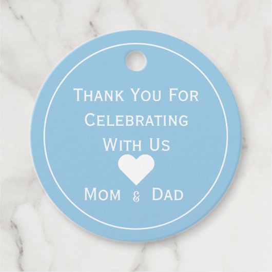 水玉模様お救済世話にな祝る フェイバータグ (正面)