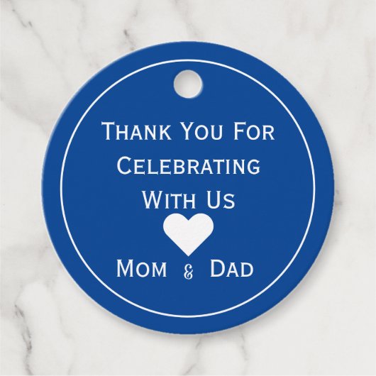 水玉模様お救済世話にな祝る フェイバータグ (正面)