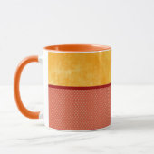 水玉模様とサンシャイン マグカップ (左)