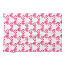 水玉模様とストライプハート