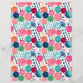 水玉模様とストライプ12 (裏面)