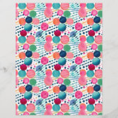 水玉模様とストライプ12 (正面)