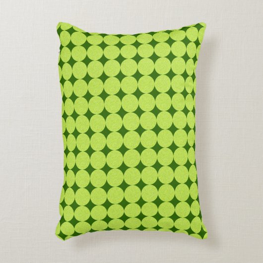 水玉模様とダイアモンズバイシャーリーテイラー アクセントクッション (正面(垂直))