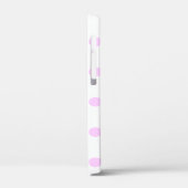 水玉模様とハート4 – 白 – かわいいガーリー Case-Mate iPhoneケース (裏面 / 左)