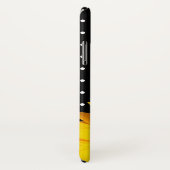 水玉模様とヒマワリiPHone Xケース Case-Mate iPhoneケース (裏面/右)