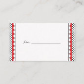 水玉模様と可愛いラディバグズオムツラッフル エンクロージャーカード (裏面)