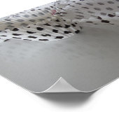 水玉模様のカップケーキライナー ポスター (角)