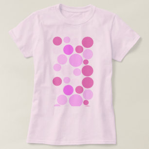 水玉模様のコレクションでかわいらしい Tシャツ