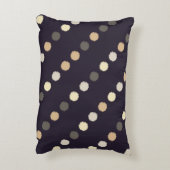 水玉模様のシームレスなパターン落書きテクスチャ。文字 アクセントクッション (裏面(縦))