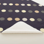 水玉模様のシームレスなパターン落書きテクスチャ。文字 シェルパブランケット (3/4)