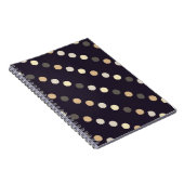 水玉模様のシームレスなパターン落書きテクスチャ。文字 ノートブック (右側)