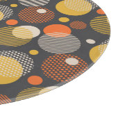 水玉模様のストライプなパターン カッティングボード (角)