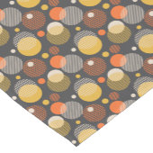 水玉模様のストライプなパターン ショートテーブルランナー (コーナー)