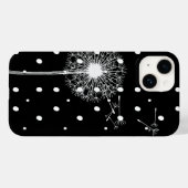 水玉模様のタンポポ Case-Mate iPhoneケース (裏面 (横))