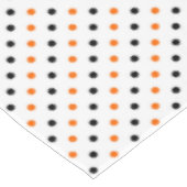 水玉模様のハロウィーンパターン テーブルクロス (アングル)