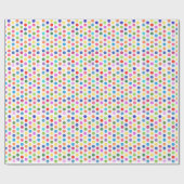 水玉模様のパーティー第2 ラッピングペーパー (フラット)