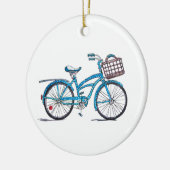 水玉模様のビーチのCrusierの陶磁器のオーナメント セラミックオーナメント (左)