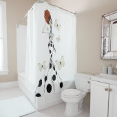 水玉模様のファッションのシャワー・カーテン シャワーカーテン (インサイチュ)