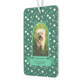 水玉模様のペット用のアーチ写真 カーエアーフレッシュナー (左)