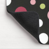 水玉模様のマウスパッド マウスパッド (コーナー)