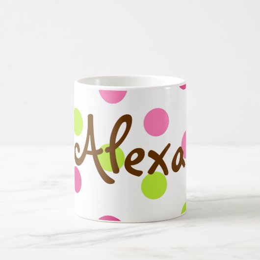 水玉模様のマグ コーヒーマグカップ (中央)