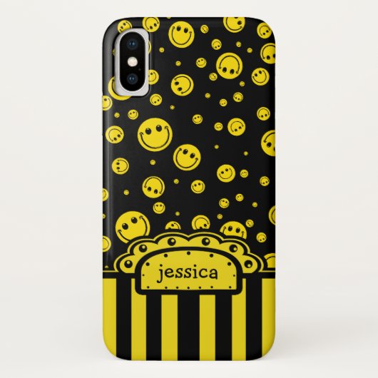 水玉模様の一流のテンプレート Case-Mate iPhoneケース (裏面)