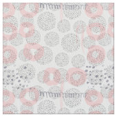 水玉模様の円パターン ファブリック (クローズアップ)