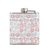 水玉模様の円パターン フラスク (裏面)