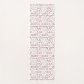 水玉模様の円パターン ヨガマット (正面)