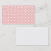 水玉模様の名刺|のカスタマイズ可能な背景 名刺 (正面/裏面)