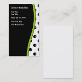 水玉模様の名刺 名刺 (正面/裏面)