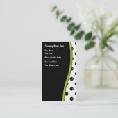 水玉模様の名刺 名刺 (スタンド正面)