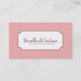 水玉模様の名刺 名刺