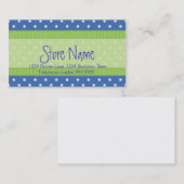 水玉模様の名刺 名刺 (正面/裏面)