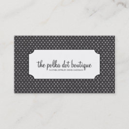 水玉模様の名刺 名刺