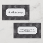 水玉模様の名刺 名刺 (正面/裏面)