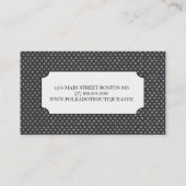 水玉模様の名刺 名刺 (裏面)