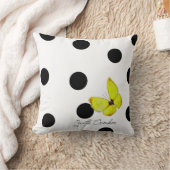 水玉模様の枕 クッション (ブランケット)