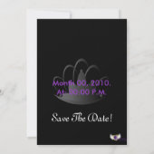 水玉模様の楽園の菓子16はカスタマイズ セーブザデート (裏面)