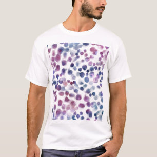 水玉模様の水色:幾何学的シームレス。 Tシャツ
