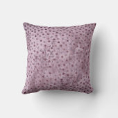 水玉模様の紫色のヴィンテージのサーカス象 クッション (裏面)